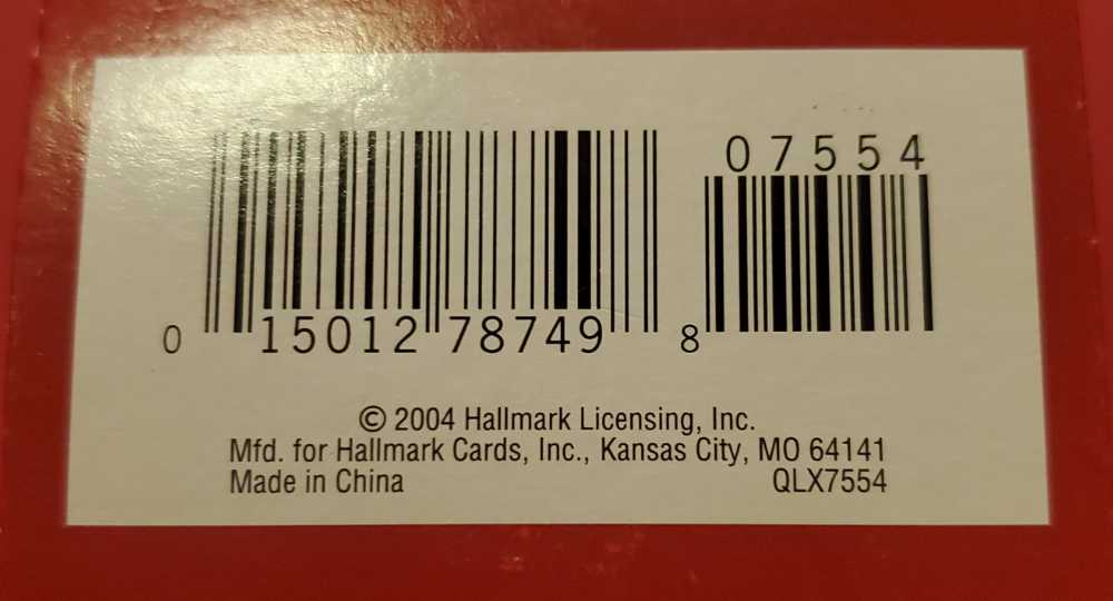 My Christmas Slippers - Reindeer (Reindeer) ornament collectible [Barcode 015012787498] - Main Image 3