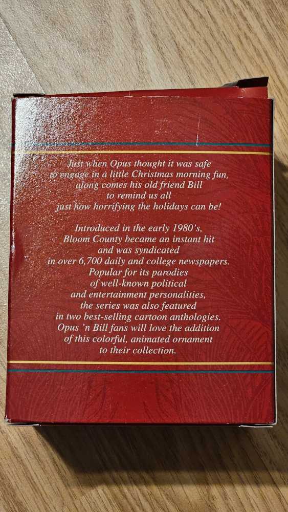 Poppin Up For Christmas - Opus N’ Bill (Opus ‘n Bill) ornament collectible [Barcode 018100721510] - Main Image 2