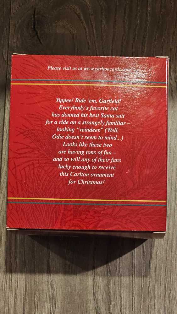 Garfield Reins Again - Garfield (Garfield) ornament collectible [Barcode 018100944742] - Main Image 2