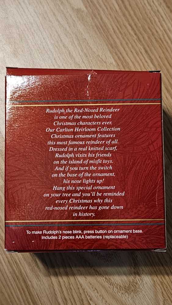 A Merry Misfit Christmas - Rudolph The Red Nosed Reindeer (Rudolph The Red Nosed Reindeer) ornament collectible [Barcode 018100722708] - Main Image 3
