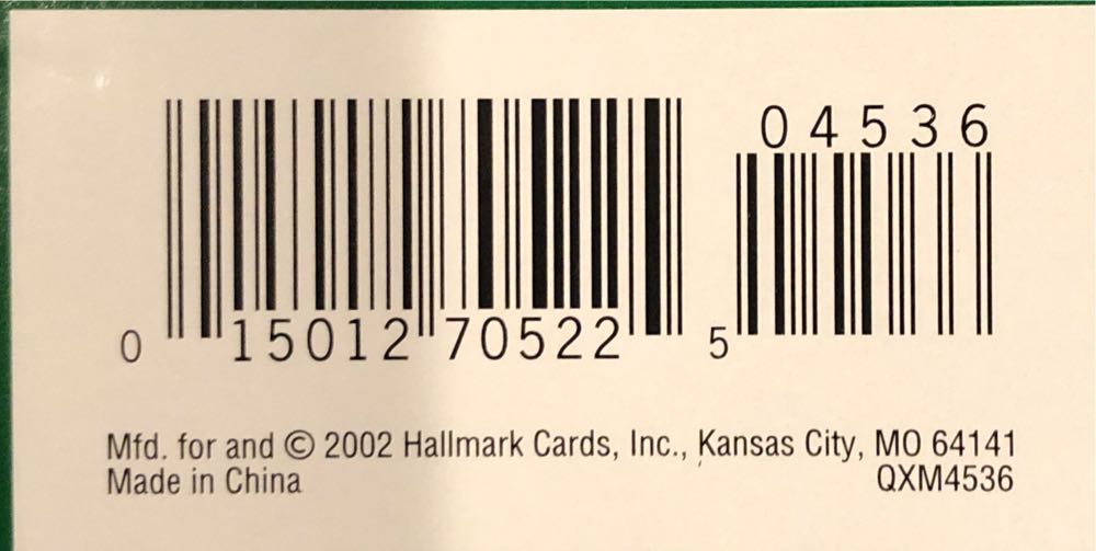 Miniature Display Christmas Tree  ornament collectible [Barcode 015012705225] - Main Image 2