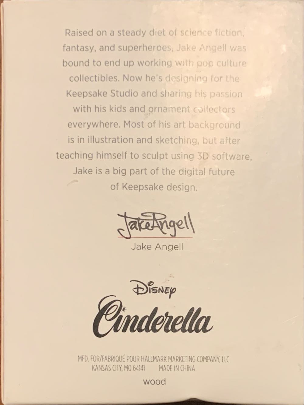 Cinderella  (Disney) ornament collectible [Barcode 763795367894] - Main Image 2