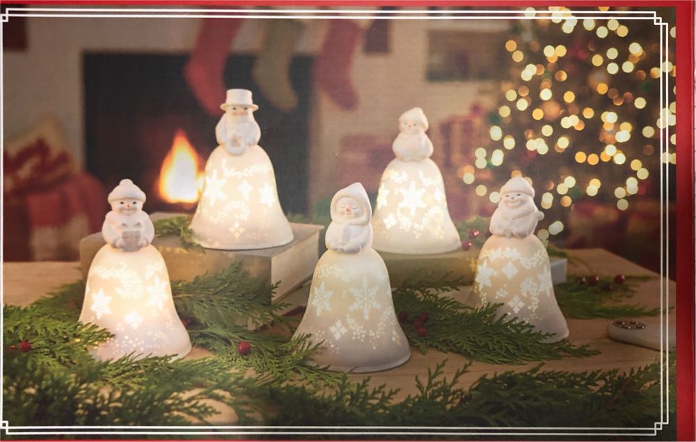 Snowmen Bell Choir Musical Decorations With Light - Bell Choir (Snowmen) ornament collectible [Barcode 763795536146] - Main Image 2
