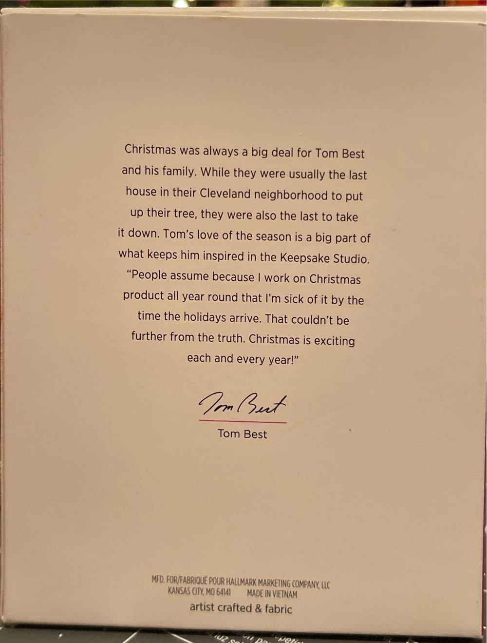 Sew, Sew Happy  (Sewing) ornament collectible [Barcode 763795463510] - Main Image 3