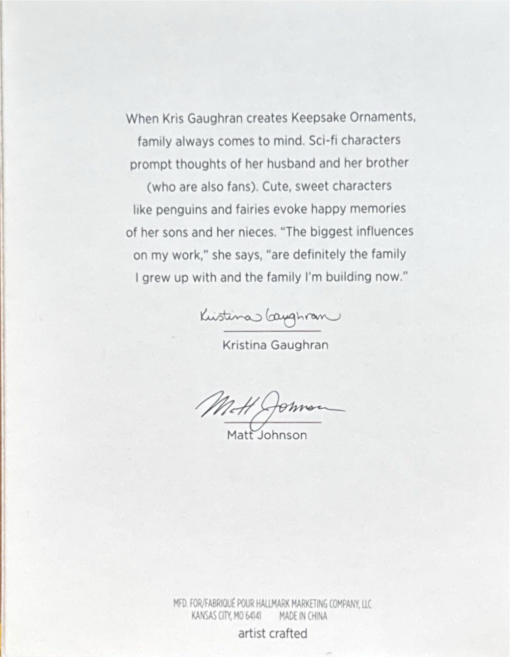 Sweet Grandkids 2019 - Grandma (Picture Ornament) ornament collectible [Barcode 763795404636] - Main Image 2