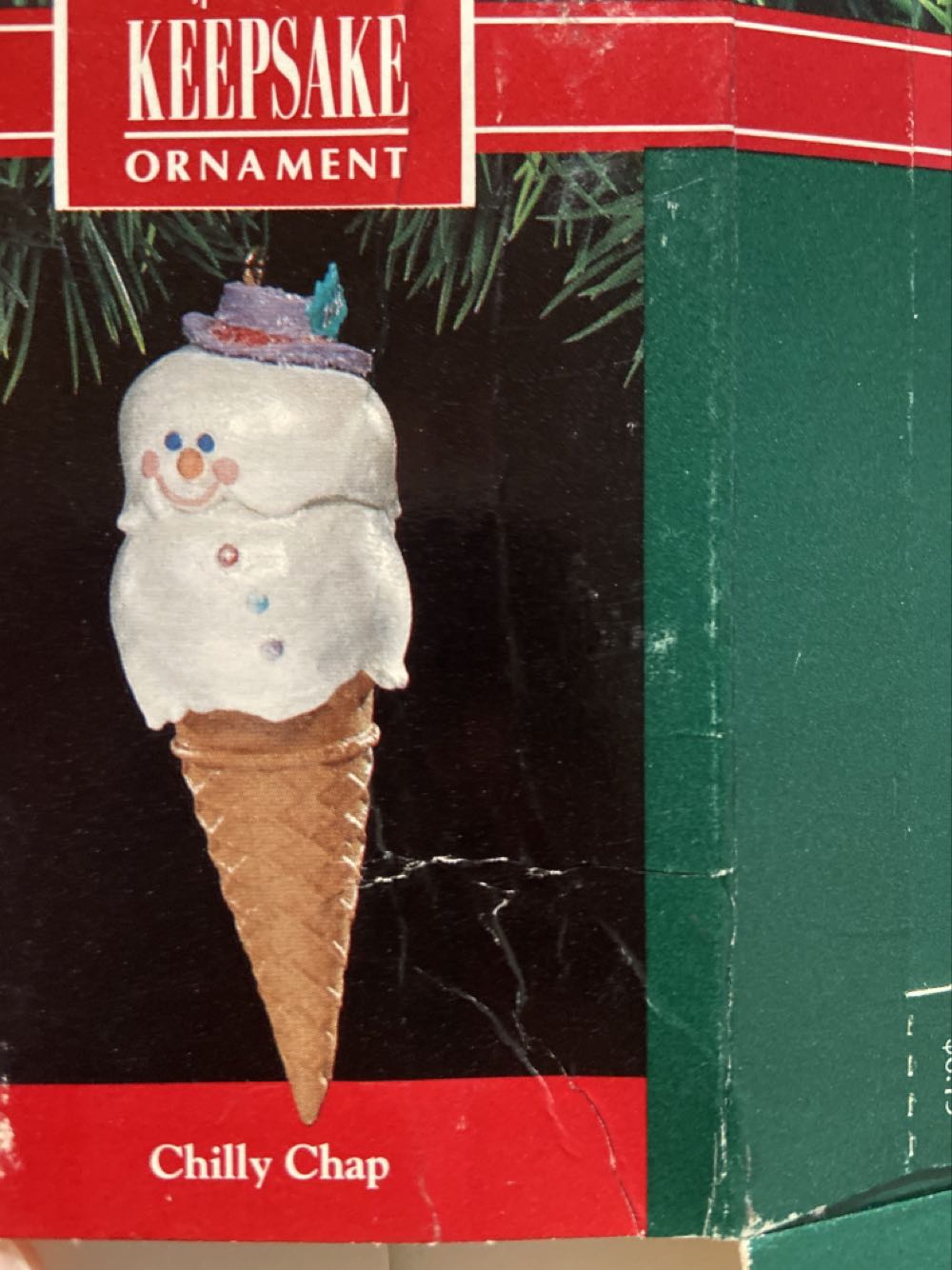 Chilly Chap  (Snowman) ornament collectible [Barcode 070000027420] - Main Image 2