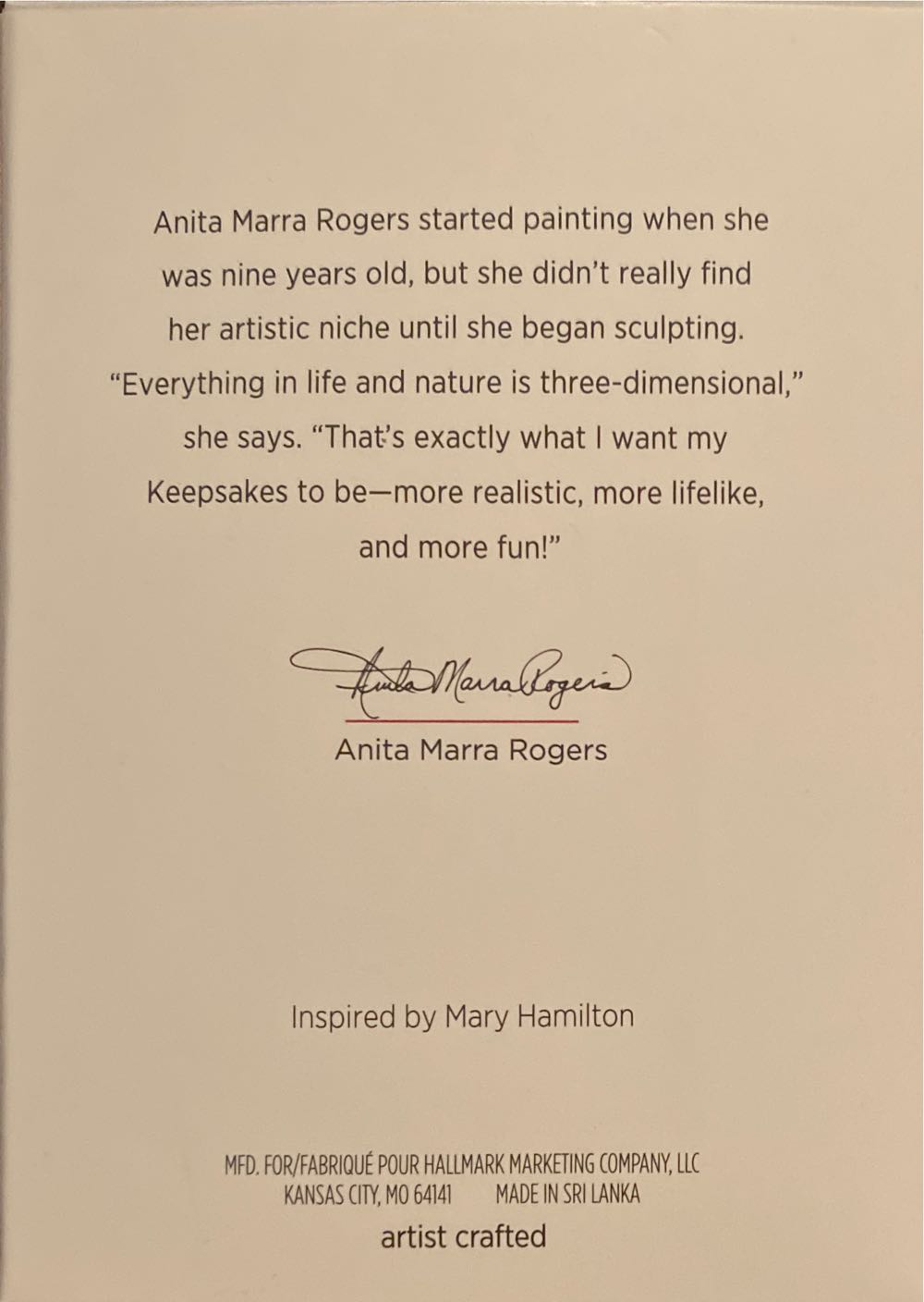 Mary Hamilton’s Bears #5 Pretty Poinsettia - Mary Hamilton’s Bears (Bears) ornament collectible [Barcode 763795409372] - Main Image 2