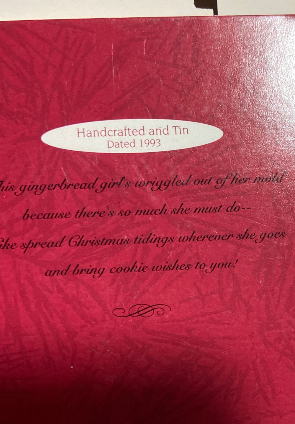 Clever Cookie - Baking (Cookie, Food, Gingerbread, Girl) ornament collectible [Barcode 015012031522] - Main Image 2