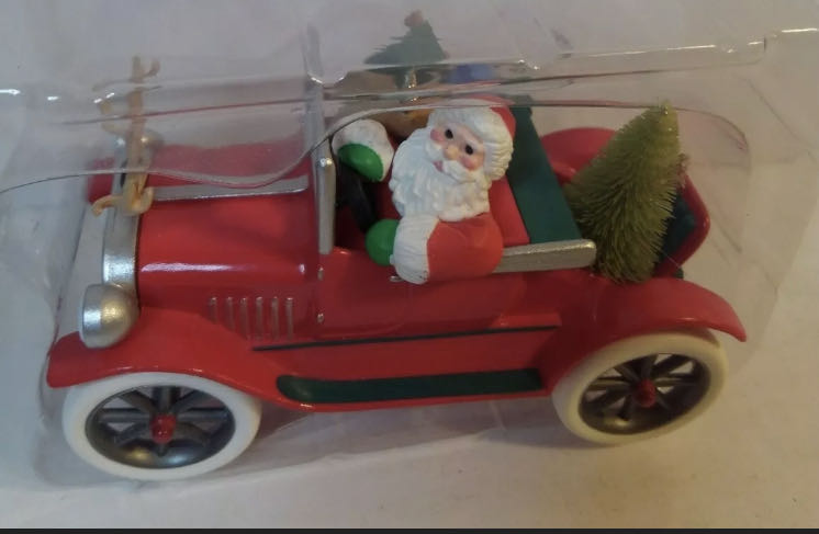 Here Comes Santa #13 Santa’s Antique Car - Here Comes Santa (Santa & Snowman) ornament collectible [Barcode 070000027505] - Main Image 2