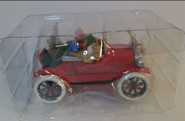 Here Comes Santa #13 Santa’s Antique Car - Here Comes Santa (Santa & Snowman) ornament collectible [Barcode 070000027505] - Main Image 3