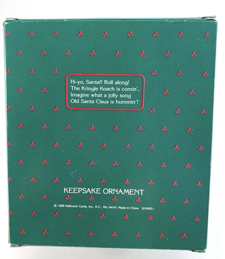 Here Comes Santa #10 (1988) Kringle Koach - Here Comes Santa (Santa) ornament collectible - Main Image 2