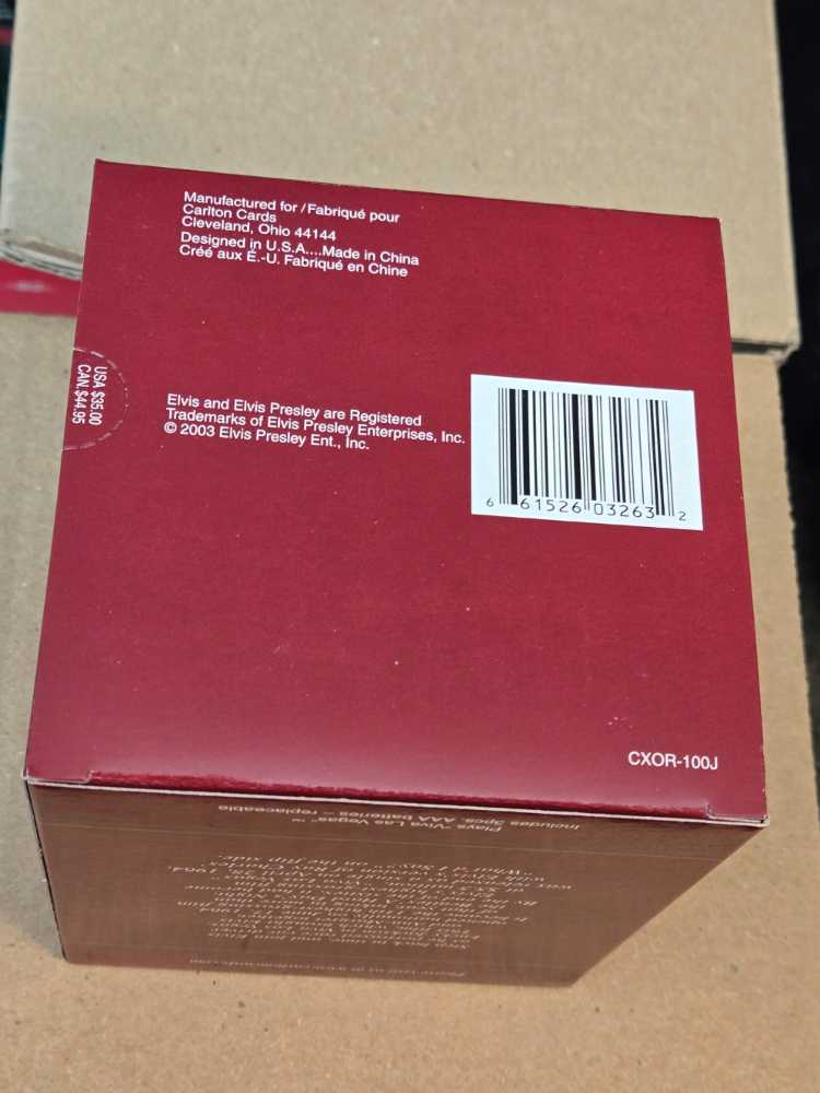 Carlton Cards Elvis Viva Las Vegas - Elvis (Movie) ornament collectible [Barcode 661526032632] - Main Image 3