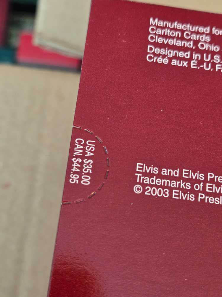 Carlton Cards Elvis Viva Las Vegas - Elvis (Movie) ornament collectible [Barcode 661526032632] - Main Image 4