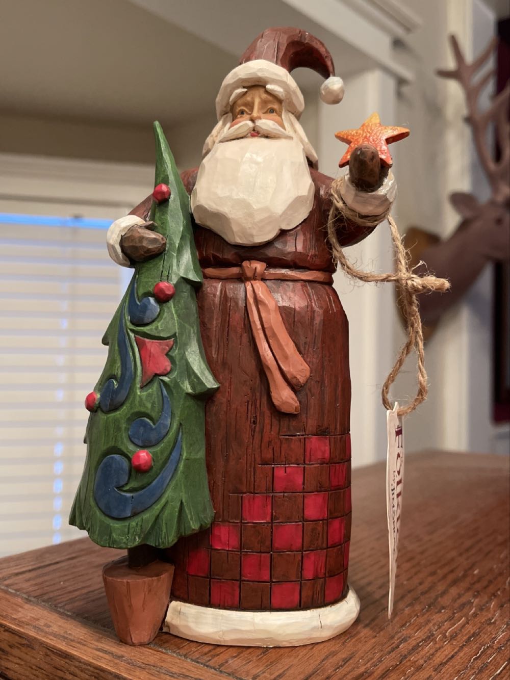 Santa With Tree - Santa (Folklore) ornament collectible [Barcode 045544929240] - Main Image 1