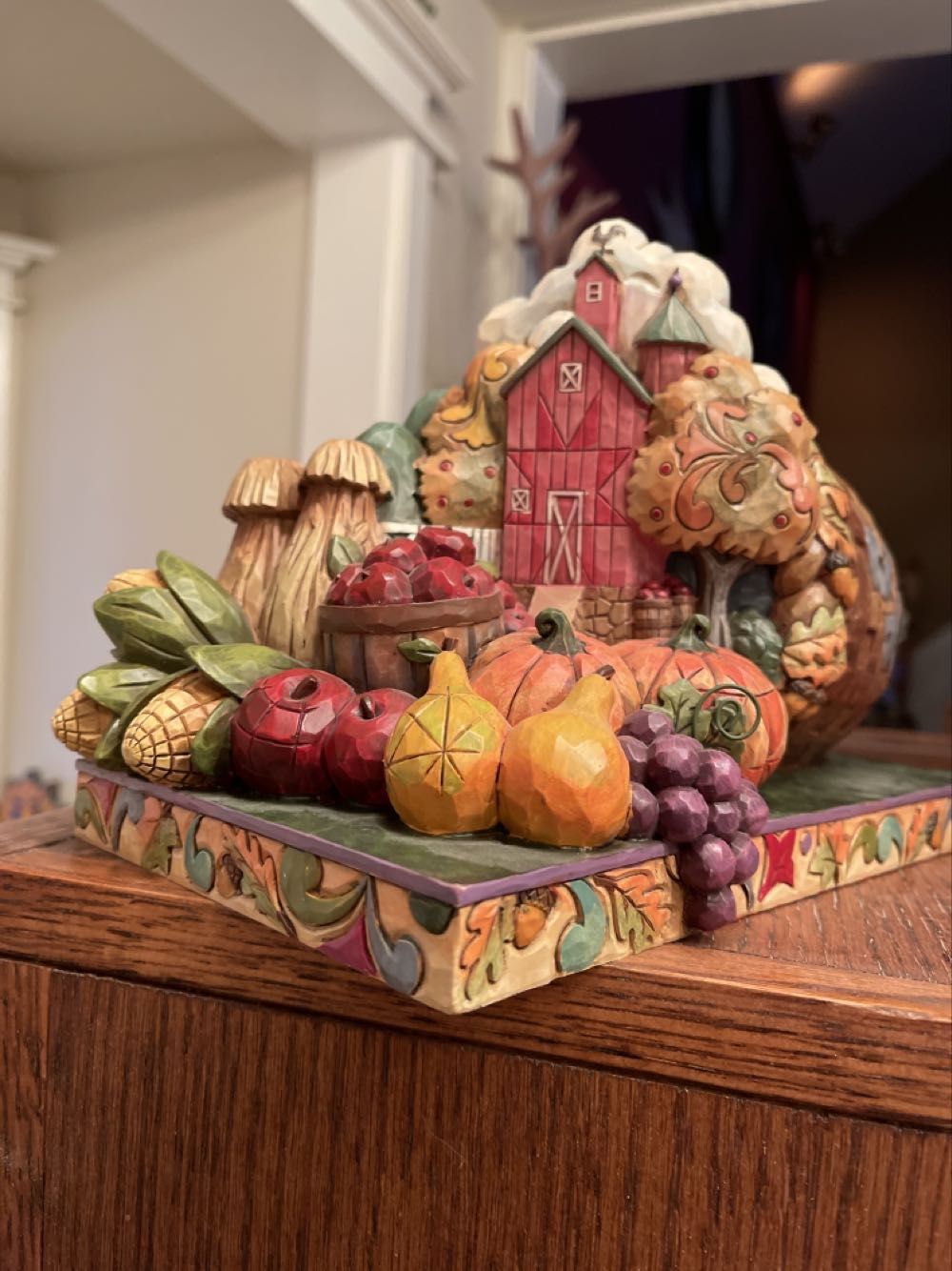Country Bounty - Thanksgiving (Cornucopia) ornament collectible [Barcode 045544291163] - Main Image 2