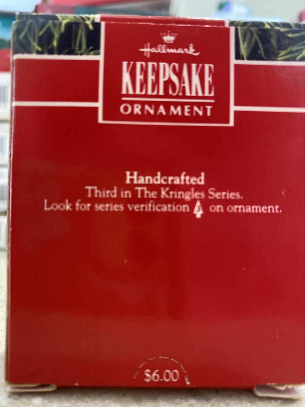 The Kringles #4 - The Kringle Series (Santa) ornament collectible [Barcode 070000027673] - Main Image 2