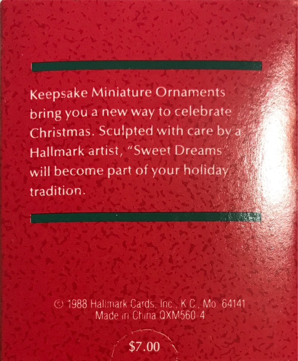 Miniature Sweet Dreams  (Moon) ornament collectible - Main Image 2