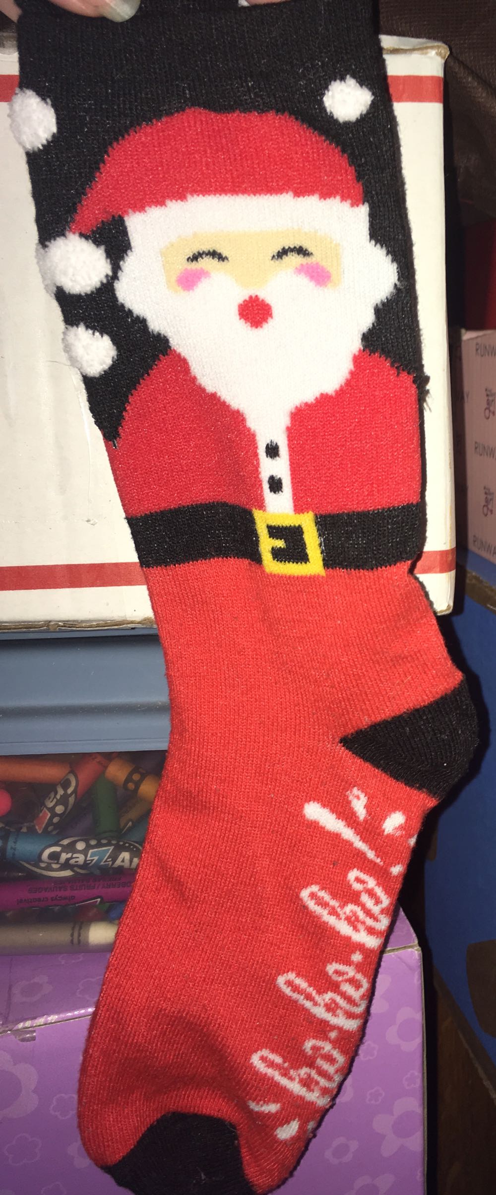 Santa Socks  (Christmas) ornament collectible - Main Image 1
