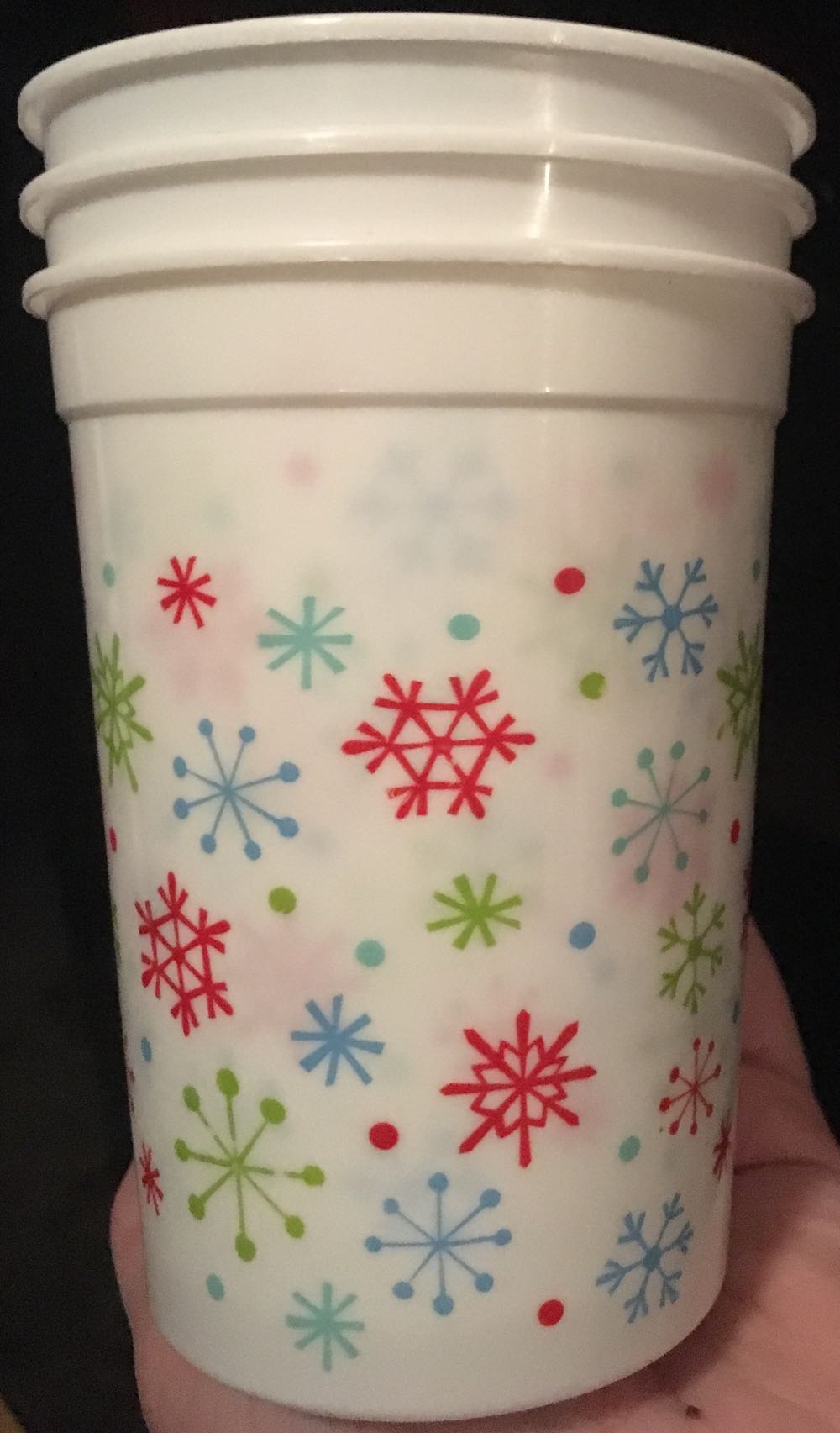 Snowflake Cups 4-pk  ornament collectible - Main Image 1