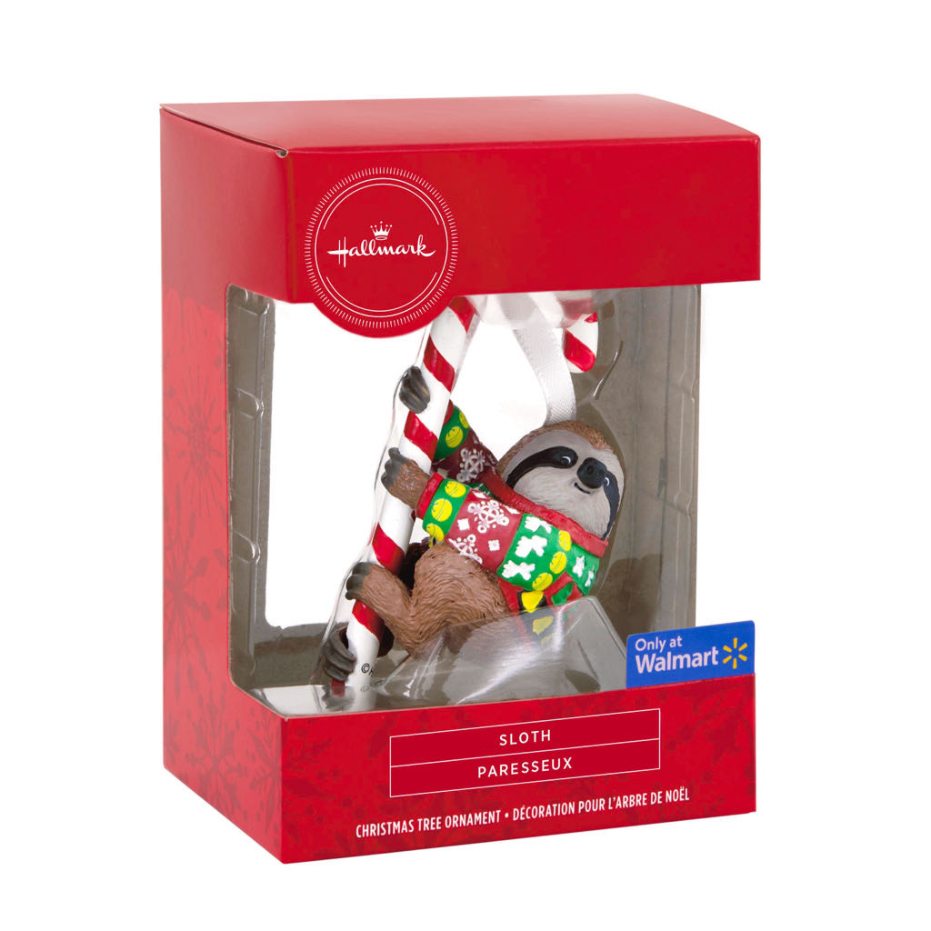 Sloth  (Christmas) ornament collectible [Barcode 763795562336] - Main Image 2