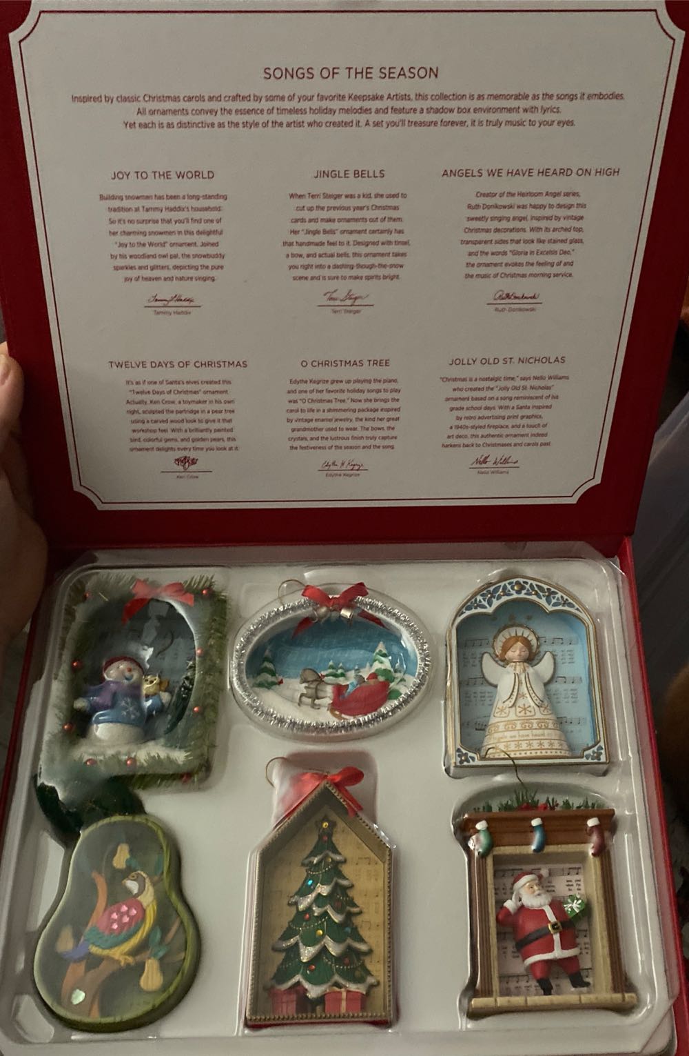 Songs Of The Season - KOC Collector’s Club Member Exclusive (Songs Of The Season) ornament collectible [Barcode 763795368310] - Main Image 4