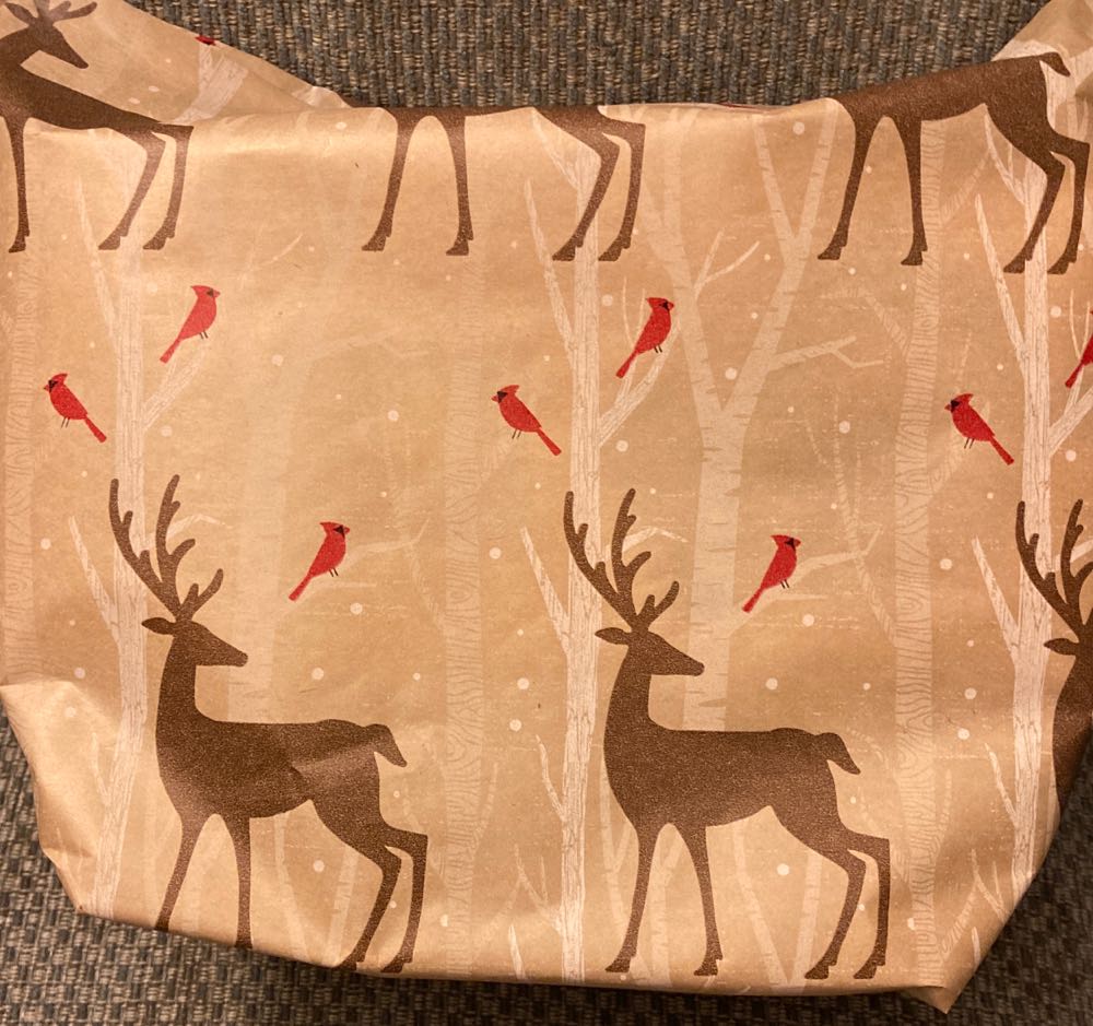 Deer W/cardinal On Brown  ornament collectible [Barcode 013286847160] - Main Image 1
