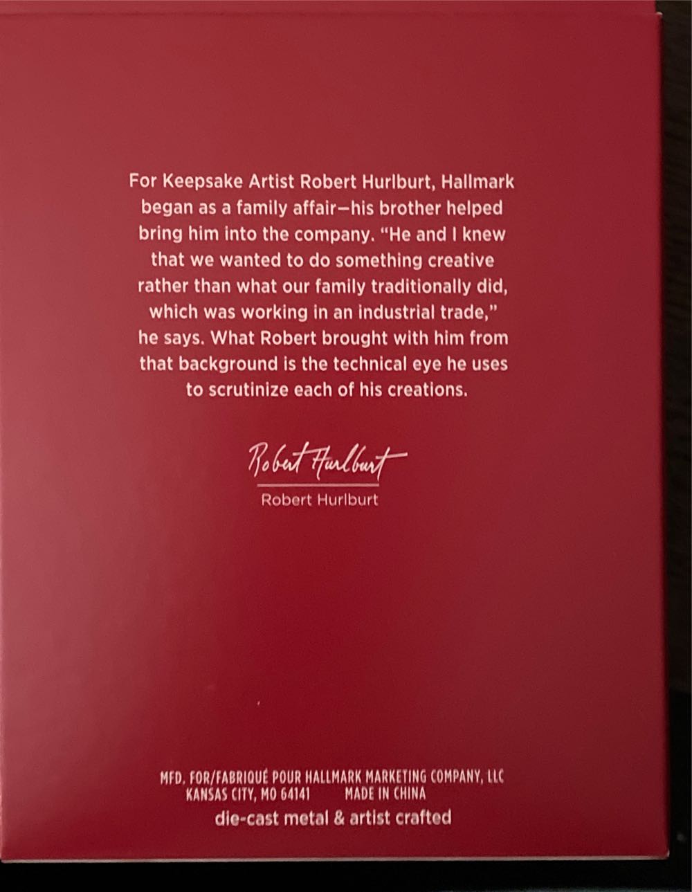 1980 Gl1100 Gold Wing Interstate Metal - Automobile (Dad) ornament collectible [Barcode 763795591770] - Main Image 3