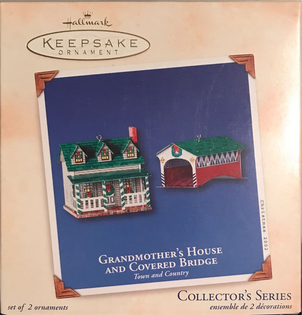 T&C #4 Grandmother’s House And Covered Bridge Town And Country - Town And Country (Collectible Series) ornament collectible [Barcode 015012688955] - Main Image 3