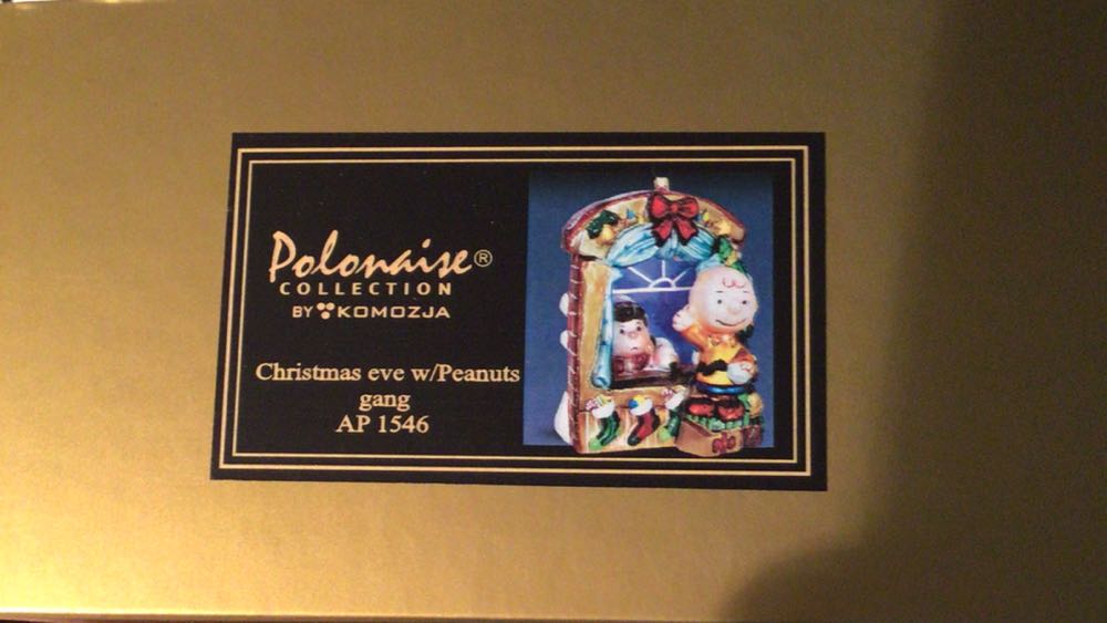 Christmas Eve With Peanuts  ornament collectible [Barcode 086131479984] - Main Image 1