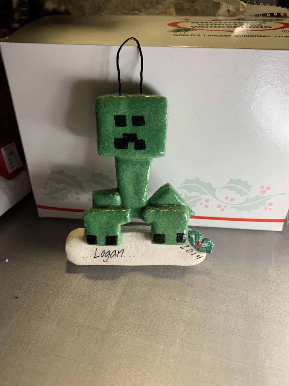 Minecraft Creeper  ornament collectible - Main Image 1
