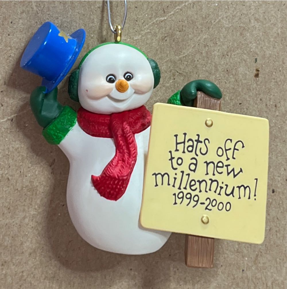 God Bless The USA  (Snowman) ornament collectible - Main Image 3