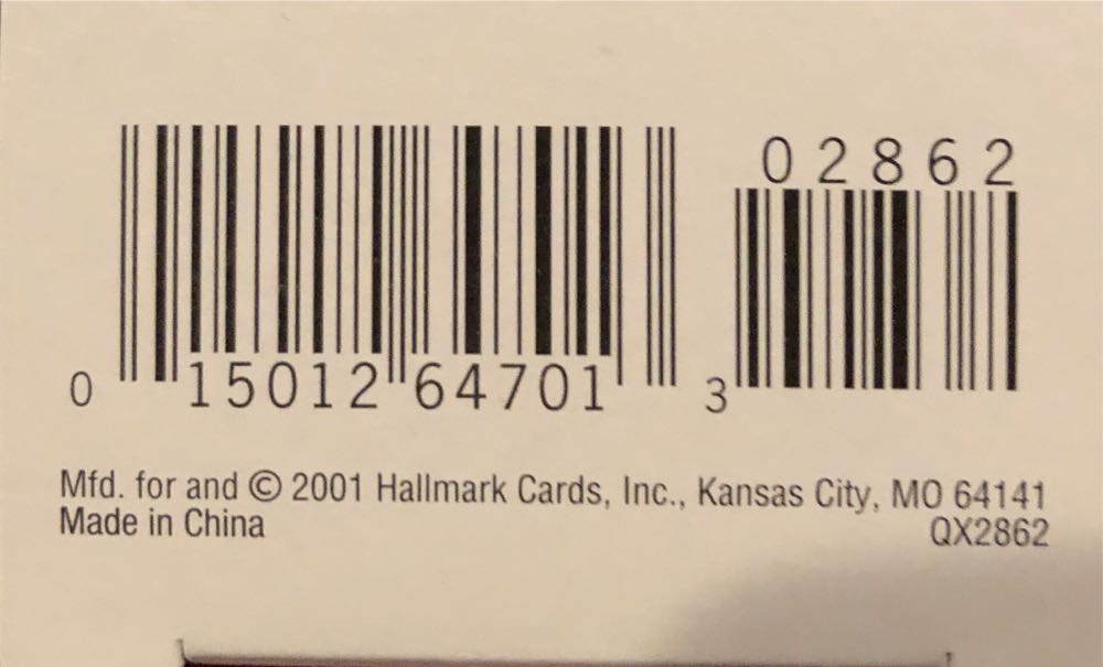 Sew Sweet Angel QX2862  (Sewing) ornament collectible [Barcode 015012647013] - Main Image 4