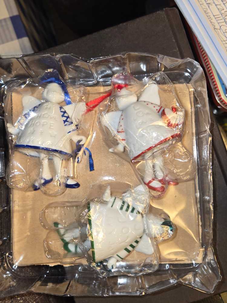 Hope Joy And Love 3 Angel Bells Christmas  (Angel) ornament collectible [Barcode 015012699883] - Main Image 4