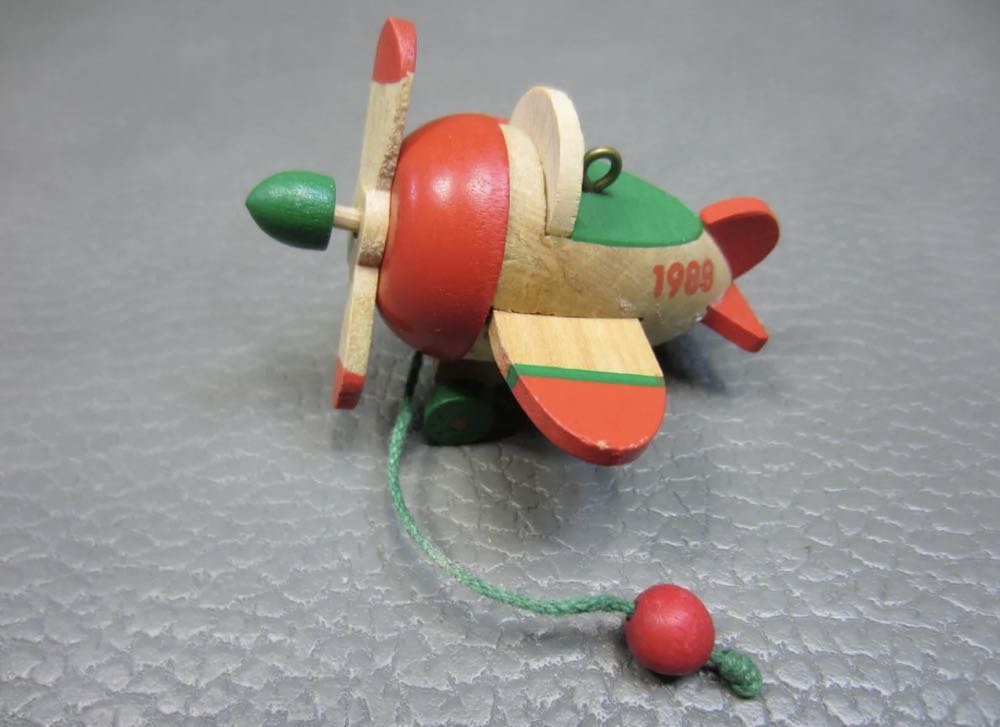 Nostalgic Childhood #5 Wooden Airplane - Nostalgic Childhood (Wooden Toys) ornament collectible - Main Image 3