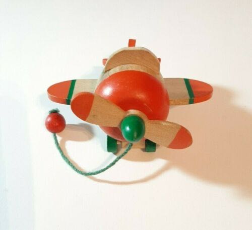 Nostalgic Childhood #5 Wooden Airplane - Nostalgic Childhood (Wooden Toys) ornament collectible - Main Image 4