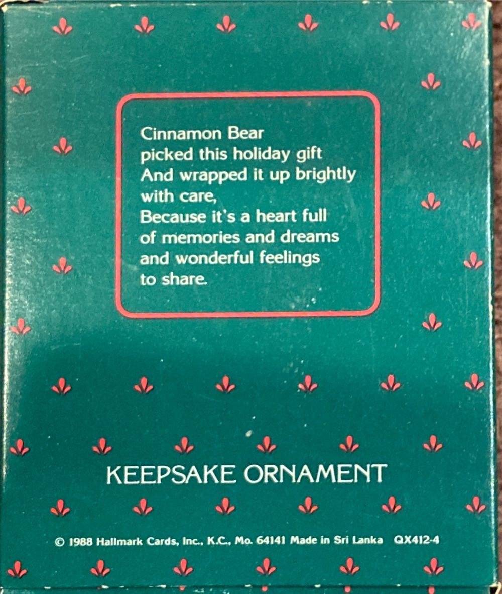 #6 Cinnamon Bear - Cinnamon Bear ornament collectible - Main Image 2