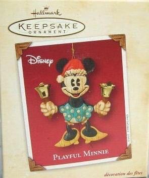 Playful Minnie Disney Ornament Qxd4906  ornament collectible [Barcode 015012656329] - Main Image 1