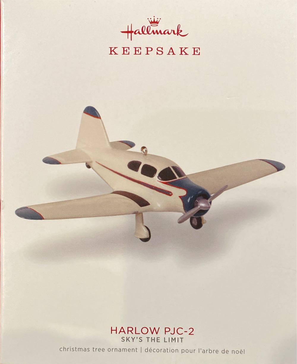 Harlow PJC-2 - Sky’s The Limit (Aviation) ornament collectible [Barcode 763795296781] - Main Image 2