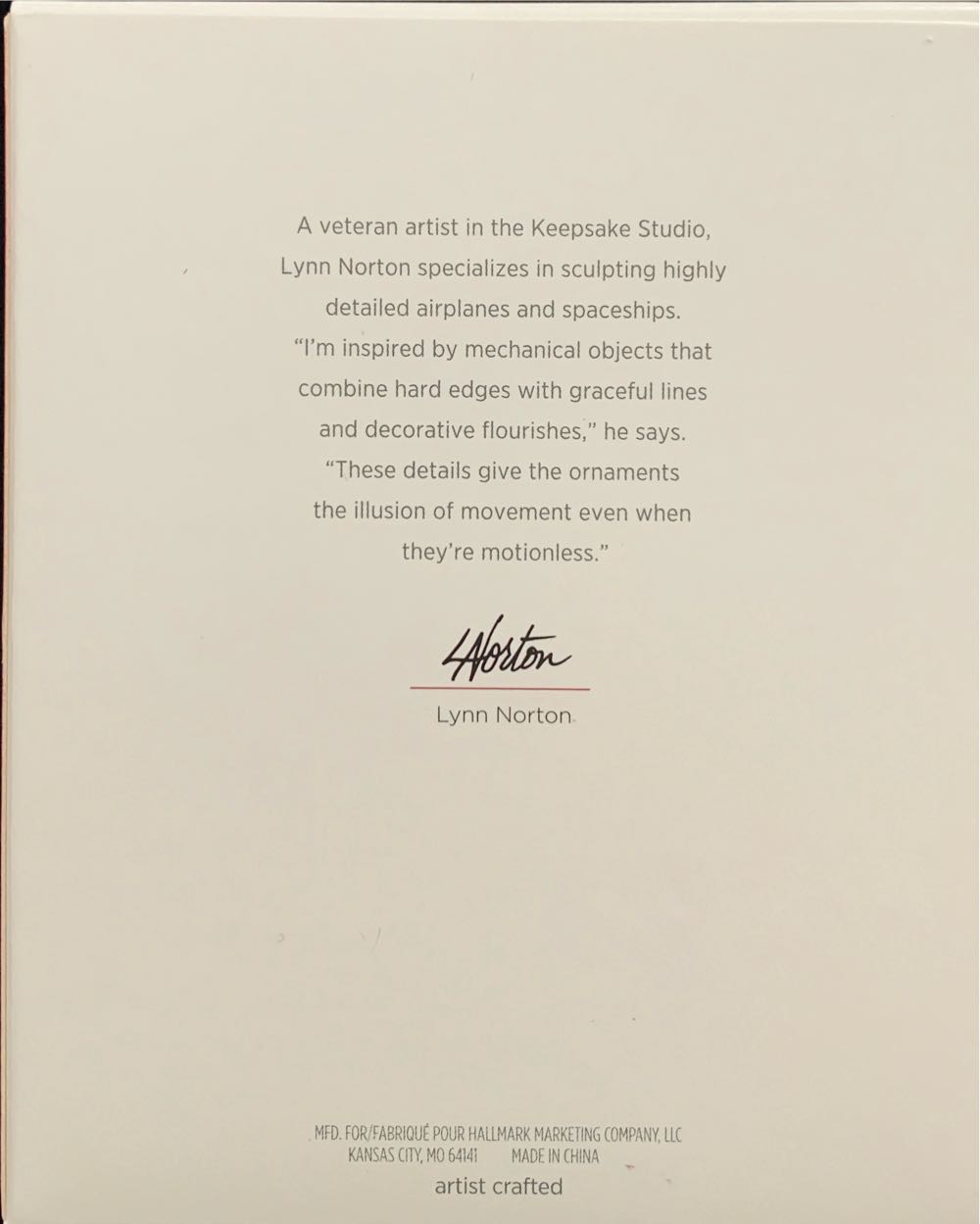 Harlow PJC-2 - Sky’s The Limit (Aviation) ornament collectible [Barcode 763795296781] - Main Image 3
