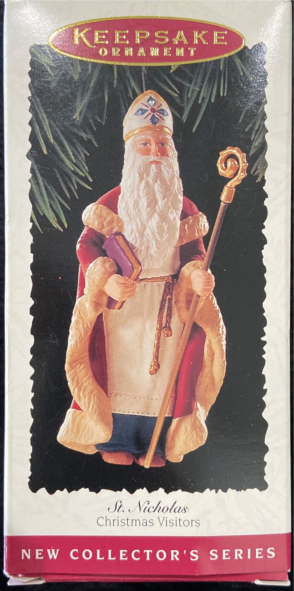 Christmas Visitors 1 St. Nicholas - Christmas Visitors (Santas) ornament collectible [Barcode 015012180633] - Main Image 3