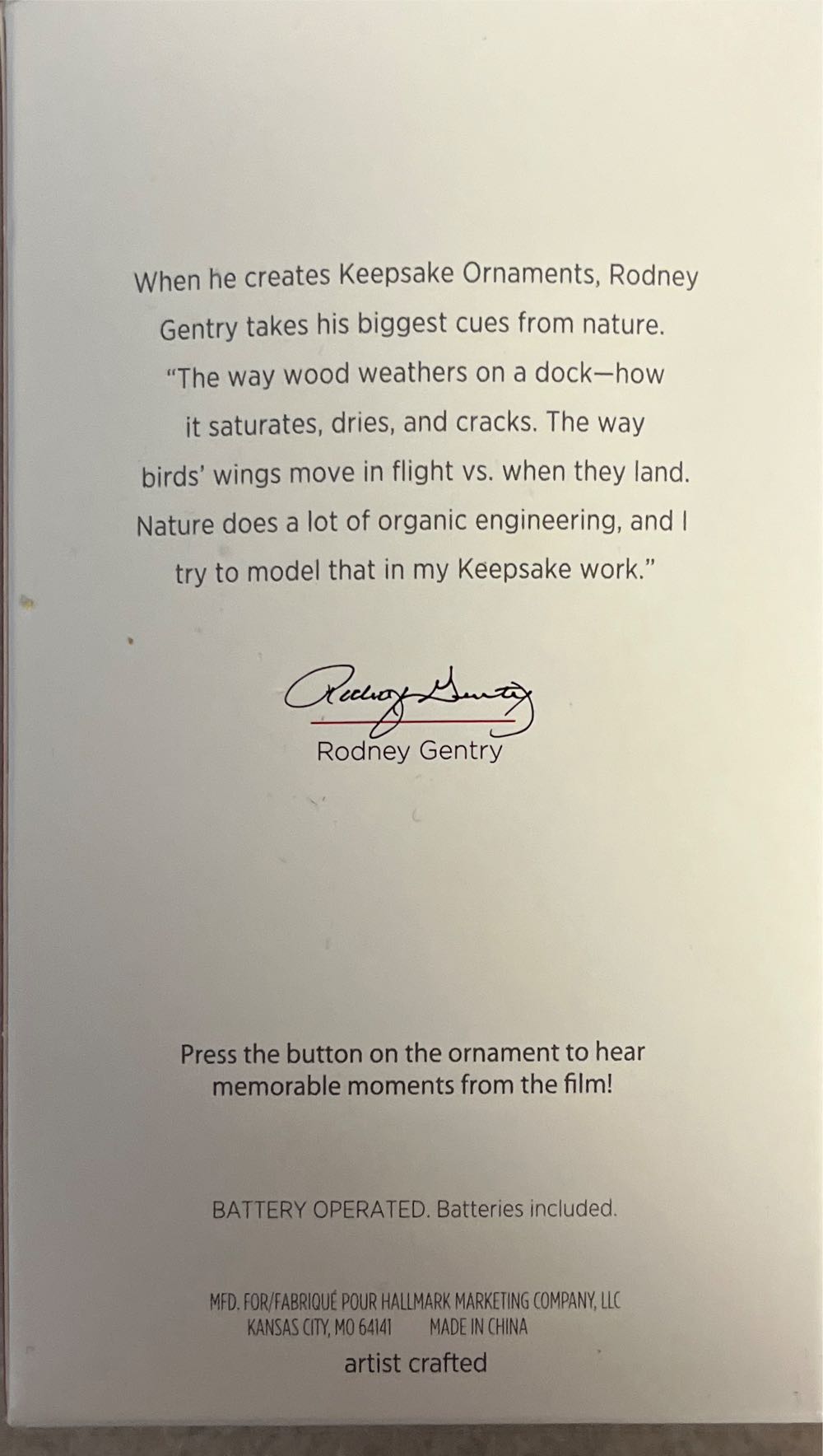 First Gift Of Christmas - The Polar Express (The Polar Express) ornament collectible [Barcode 763795278961] - Main Image 2