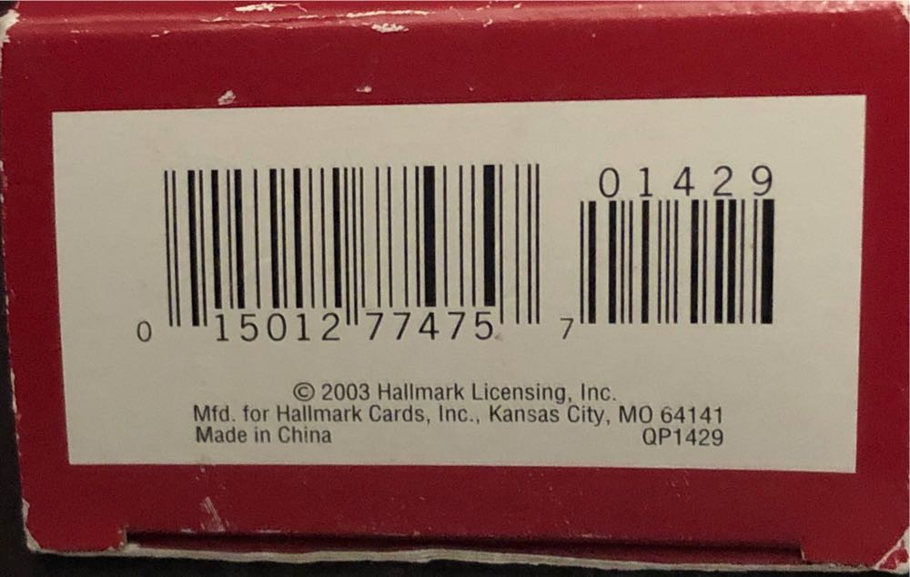 Chalk A Christmas Story Hallmark Ornament Qp1429 - A Visit From Santa (A Visit From Santa) ornament collectible [Barcode 015012774757] - Main Image 3