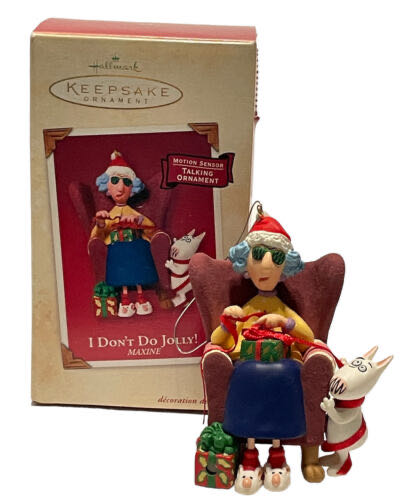 Maxine I Don’t Do Jolly! - Maxine (Maxine) ornament collectible [Barcode 015012695052] - Main Image 3