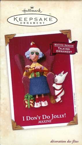 Maxine I Don’t Do Jolly! - Maxine (Maxine) ornament collectible [Barcode 015012695052] - Main Image 4