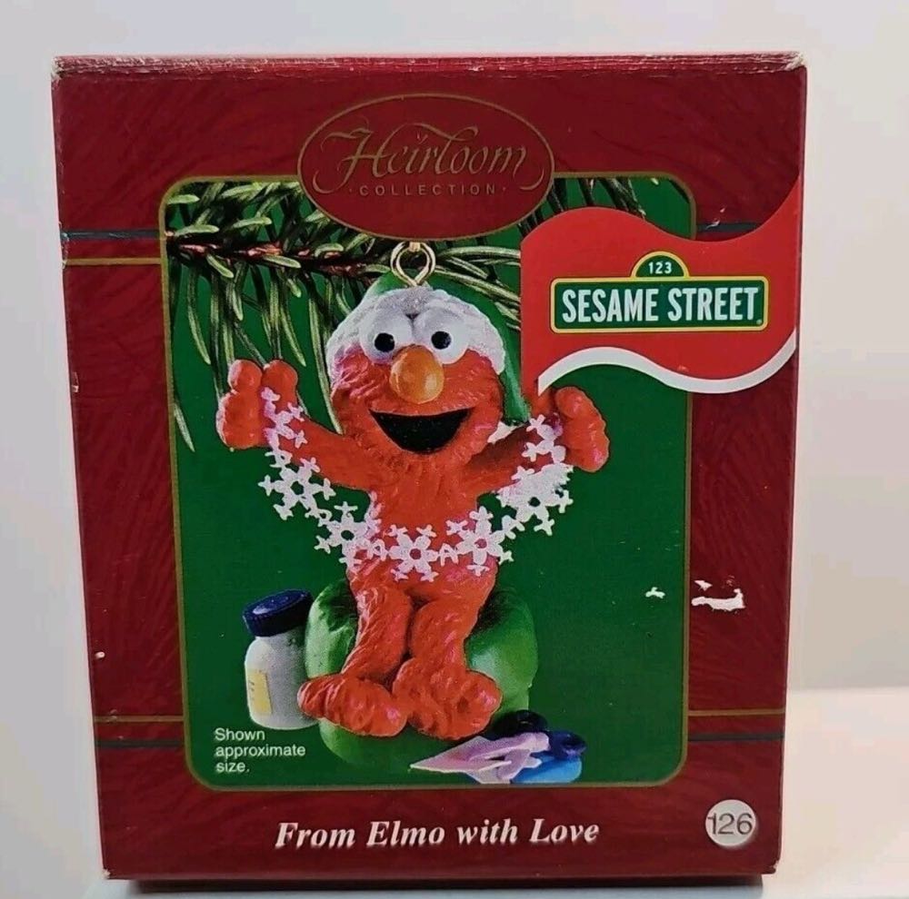 Carlton Cards Sesame Street - From Elmo with Love - Sesame Street (Television) ornament collectible [Barcode 018100944681] - Main Image 3