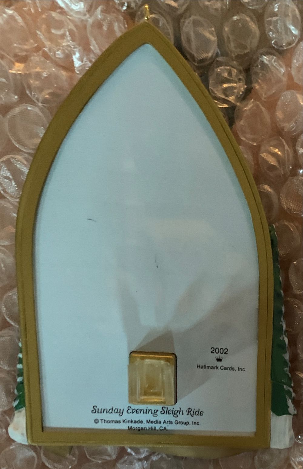 Sunday Evening Sleigh Ride  (Thomas Kinkade) ornament collectible [Barcode 015012705270] - Main Image 4