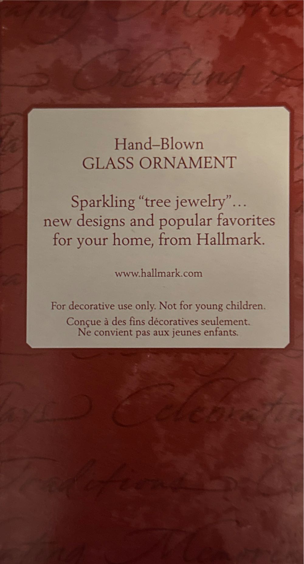 Li’l Swirl Red - Blown Glass (Candy, Glass) ornament collectible [Barcode 015012583755] - Main Image 2