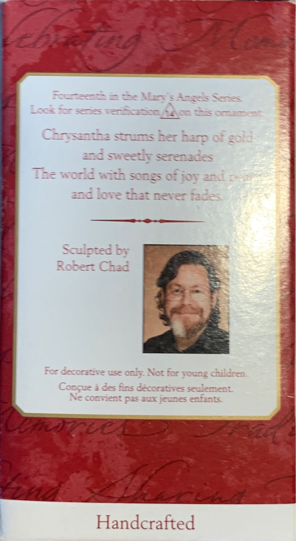 Mary’s Angels #14 Chrysantha 2001 - Mary’s Angels (Collectable Series) ornament collectible [Barcode 015012586930] - Main Image 2