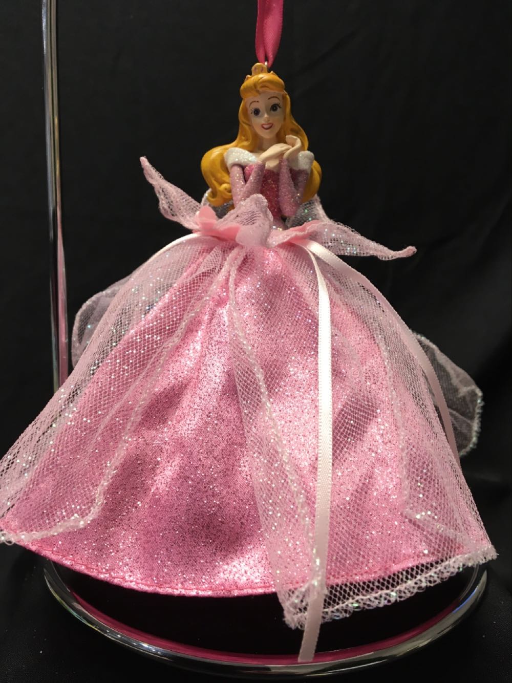 Christmas Tinker Bell Sitting On A Ball With Candy Cain One Of My Favorites