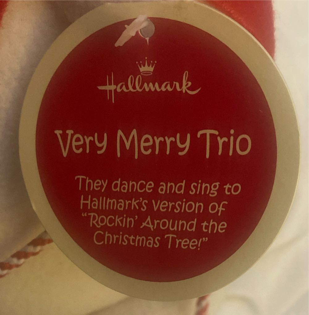 Very Merry Trio Jingle Pals Plush Snowman With Penguins - Jingle Pals (Snowman, Penguins) ornament collectible [Barcode 015012923711] - Main Image 2